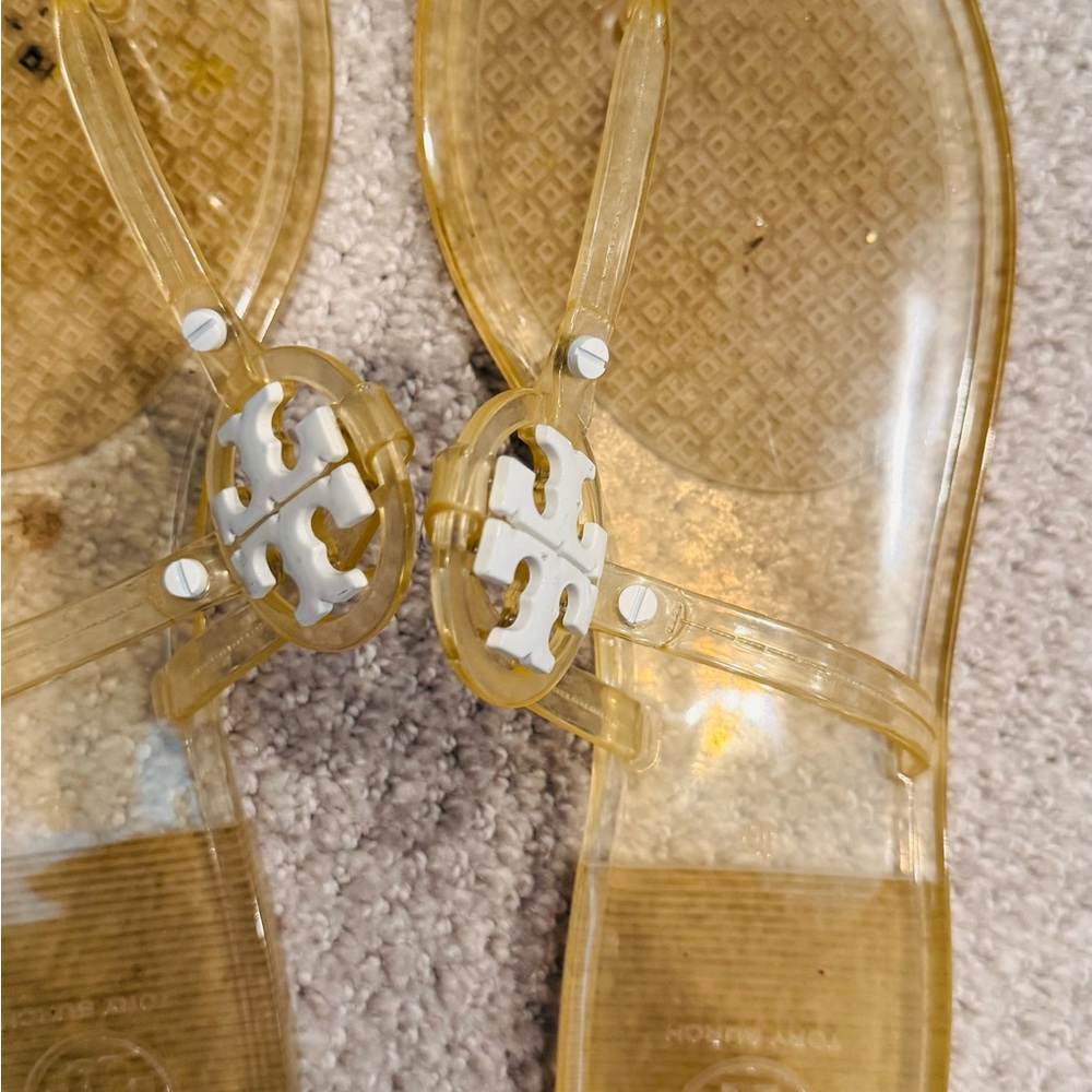 Tory Burch Clear Jelly Sandals